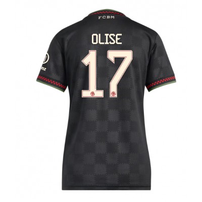 Fotballdrakt Dame Bayern Munich Michael Olise #17 Tredjedrakt 2025-26 Kortermet Fotballdrakt Dame Bayern Munich Michael Olise #17 Tredjedrakt 2025-26 Kortermet